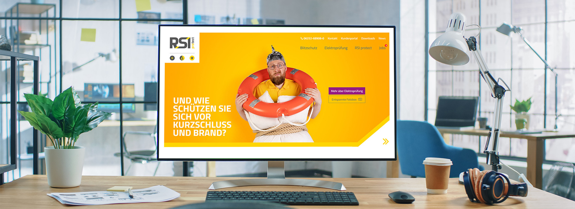 Eine ganz entspannte Website